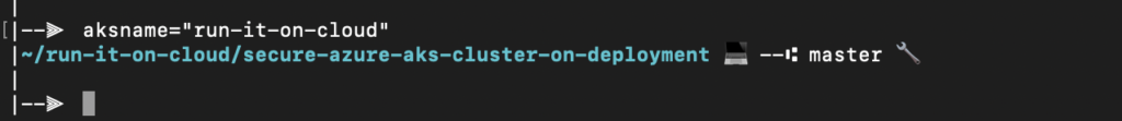 secure aks cluster at the deployment assumptions 